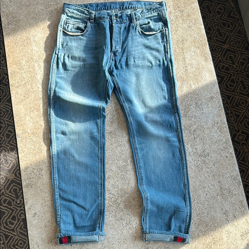 Gucci Light Blue Slim Jeans
